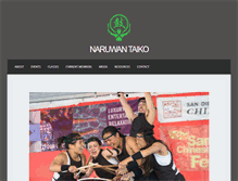 Tablet Screenshot of naruwantaiko.com